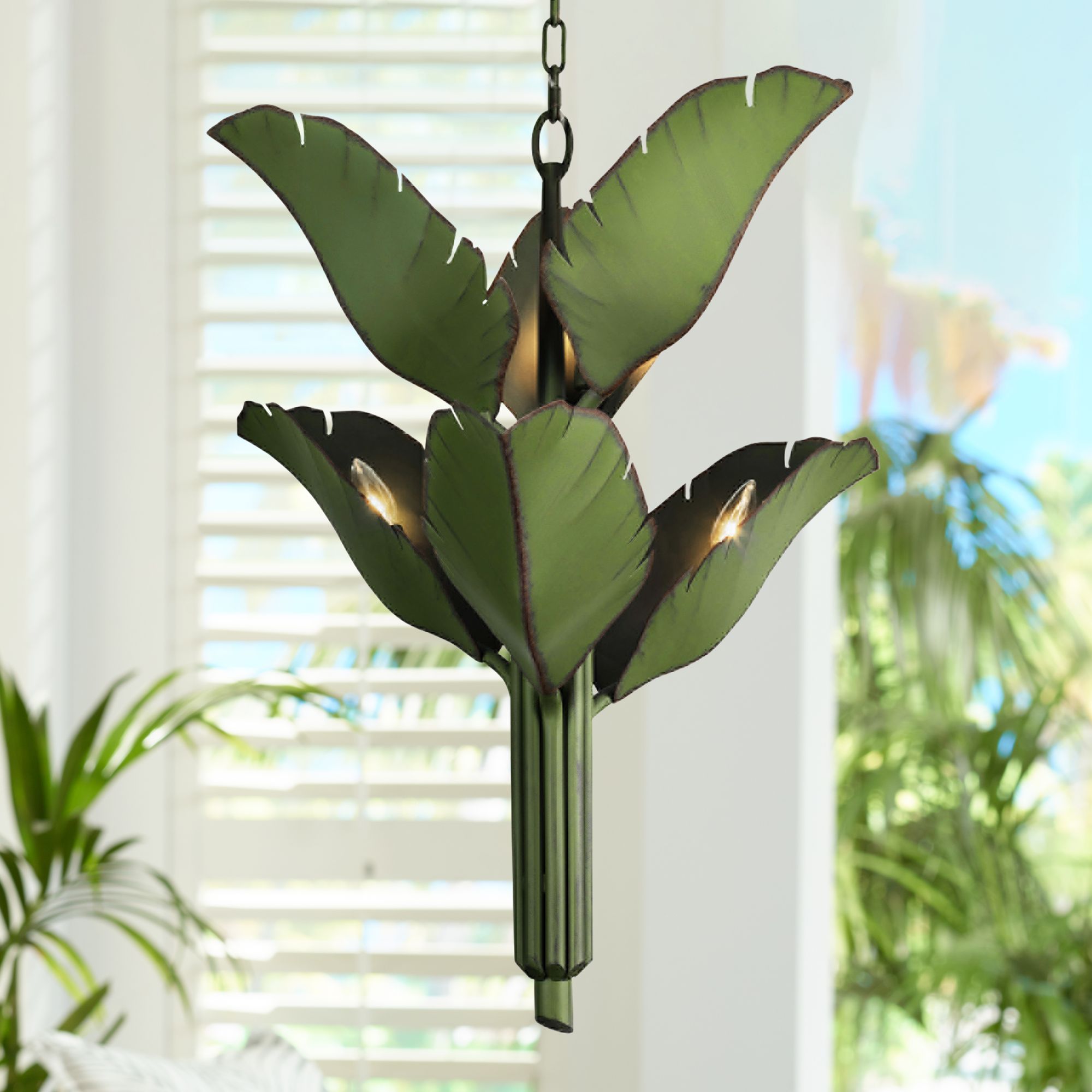 Banana leaf hot sale table lamp