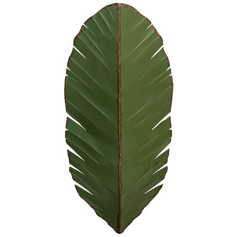 Image 3 Varaluz Banana Leaf 26 inch High Natural Green 3-Light Wall Sconce more views