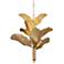 Varaluz Banana Leaf 35" Wide Gold Metal Chandelier