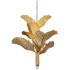 Varaluz Banana Leaf 35" Wide Gold Metal Chandelier
