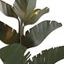Varaluz Banana Leaf 35" Wide Natural Green Metal Chandelier