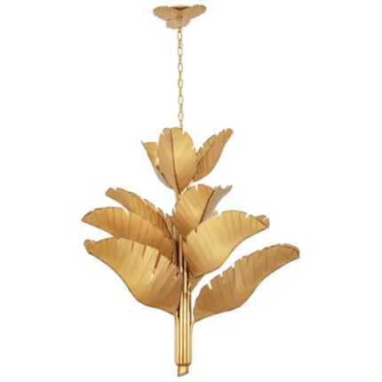 Varaluz Banana Leaf Gold Collection