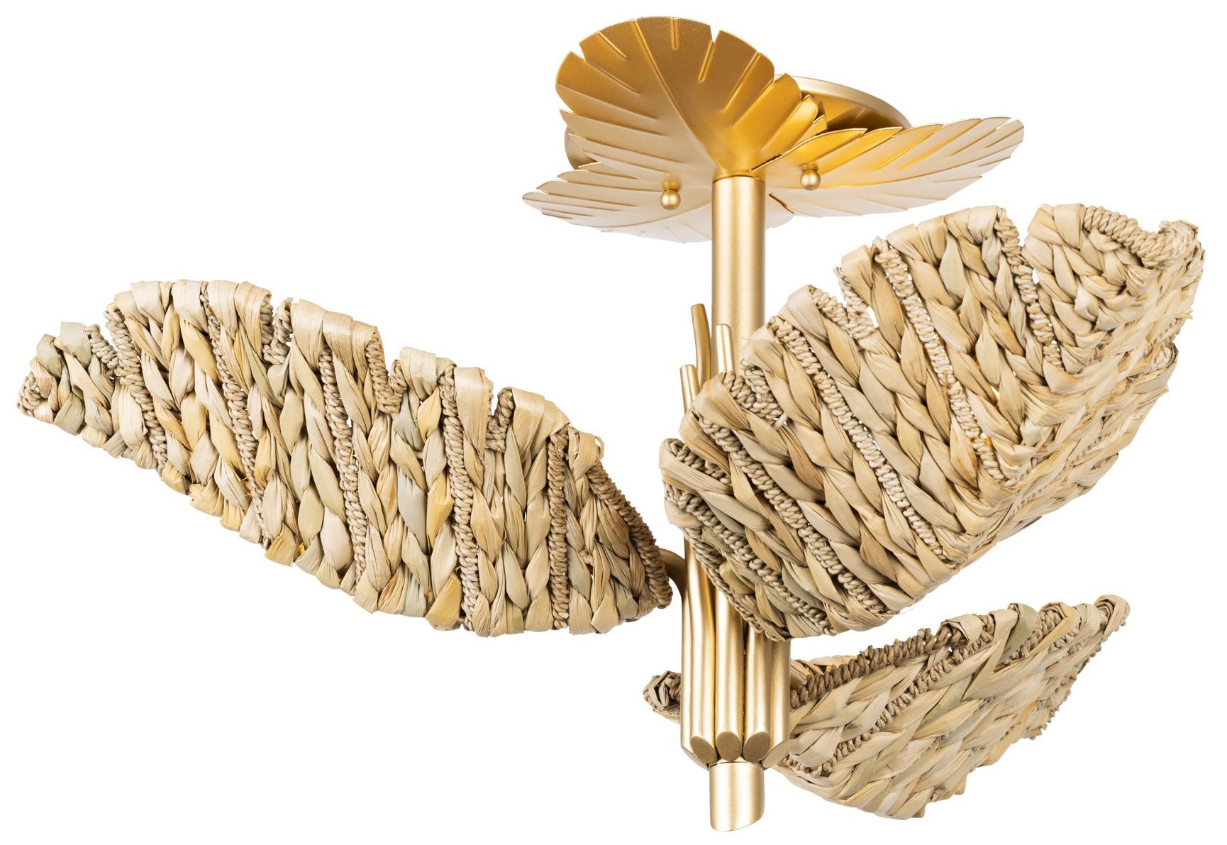 Varaluz Banana Leaf Gold Collection