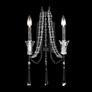 3_Varaluz Barcelona 15" High Onyx Crystal 2-Light Wall Sconce more views