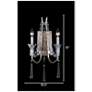 5_Varaluz Barcelona 15"H Transcend Silver 2-Light Wall Sconce more views