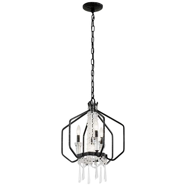 Image 5 Varaluz Barcelona 18"W Onyx 4-Light Crystal Pendant Light more views