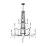 3_Varaluz Barcelona 44" Wide Onyx Crystal 12-Light Chandelier more views