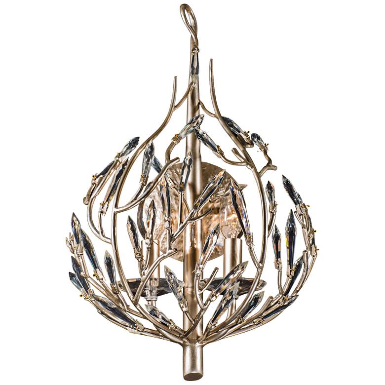 Image 1 Varaluz Bask 19" High Gold Dust 2-Light Wall Sconce