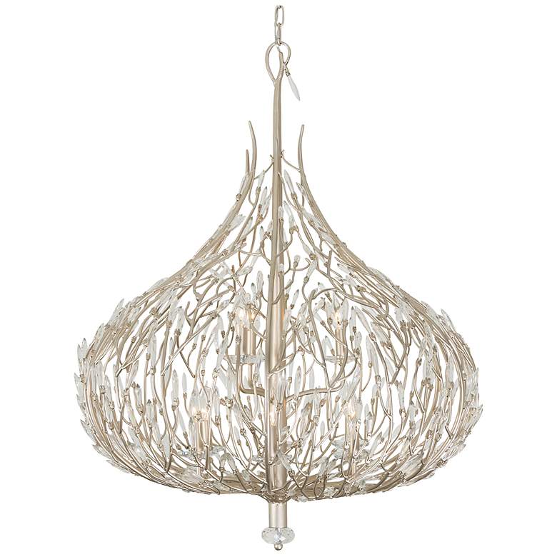 Image 2 Varaluz Bask 32" Wide Gold Dust Crystal Pendant Light