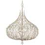 2_Varaluz Bask 32" Wide Gold Dust Crystal Pendant Light