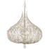 Varaluz Bask 32" Wide Gold Dust Crystal Pendant Light
