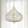 1_Varaluz Bask 32" Wide Gold Dust Crystal Pendant Light