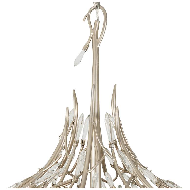 Image 6 Varaluz Bask 32" Wide Gold Dust Crystal Pendant Light more views