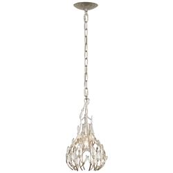 Varaluz Bask 8" Wide Gold Dust Modern Crystal Mini Pendant