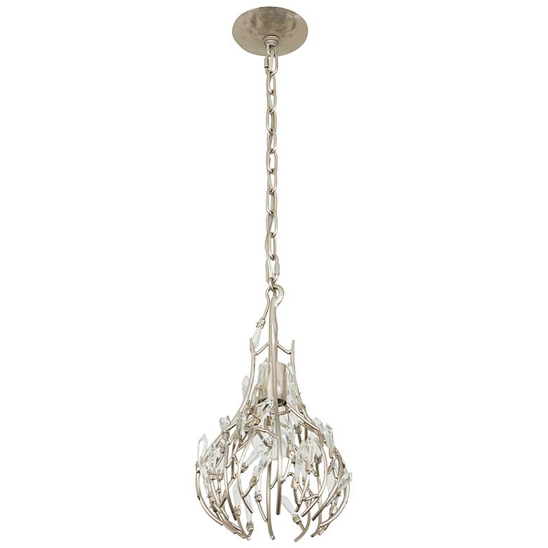 Image 3 Varaluz Bask 8" Wide Gold Dust Modern Crystal Mini Pendant more views