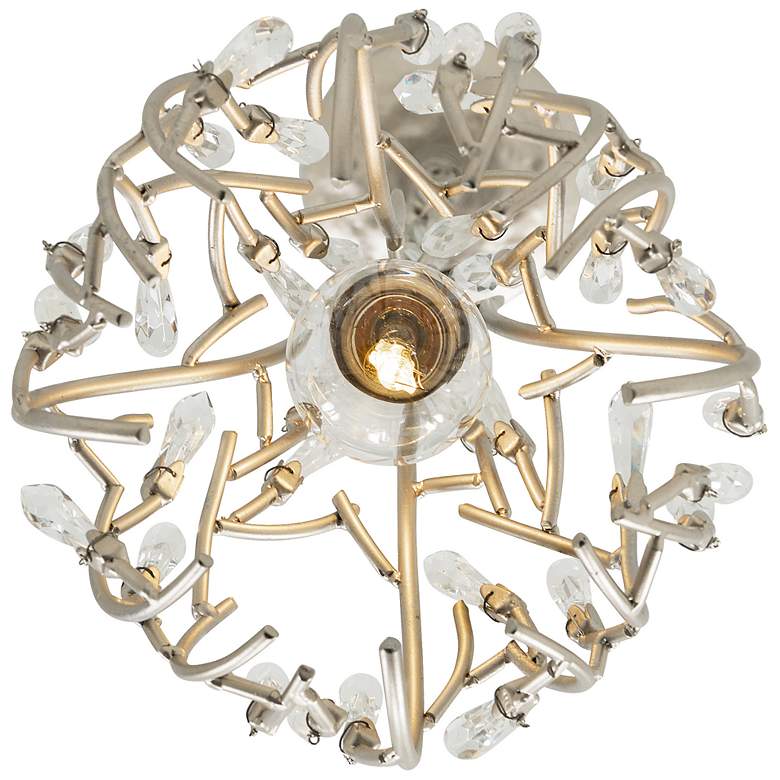 Image 4 Varaluz Bask 8" Wide Gold Dust Modern Crystal Mini Pendant more views