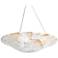 Varaluz Big 24" Wide Kabebe Shell Chandelier