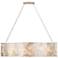 Varaluz Big 36" Wide Kabebe Shell Linear Pendant Light
