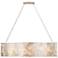 Varaluz Big 36" Wide Kabebe Shell Linear Pendant Light