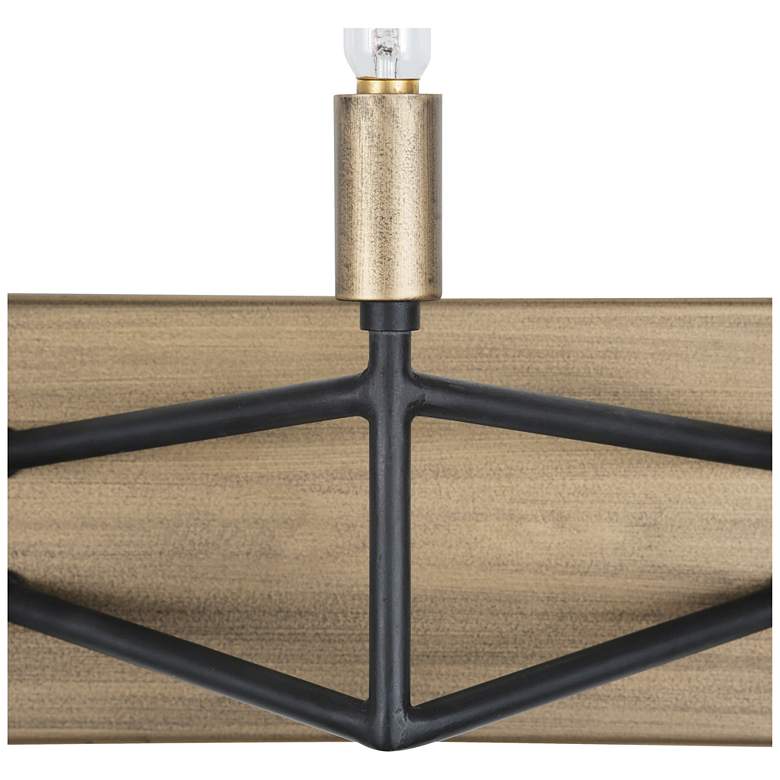 Image 4 Varaluz Bodie 17" Wide 3-Light Havana Gold and Carbon Bath Light more views