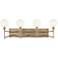 Varaluz Bodie 25" Wide 4-Light Havana Gold Bath Light