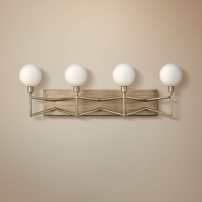 Image 1 Varaluz Bodie 25" Wide 4-Light Havana Gold Bath Light