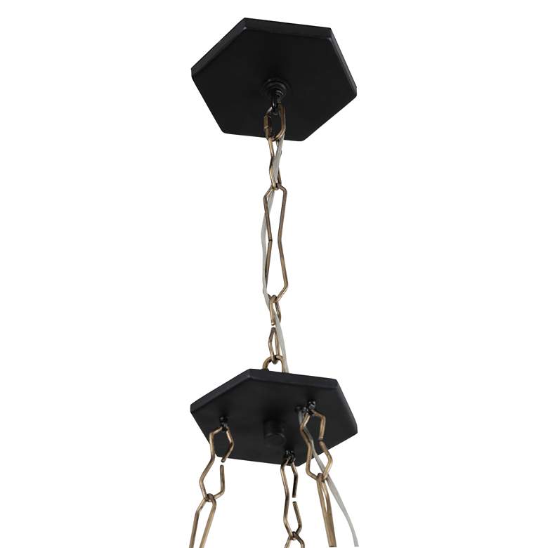 Image 7 Varaluz Bodie 26"W Havana Gold and Carbon 6-Light Chandelier more views