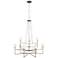 Varaluz Bodie 36" Wide Havana Gold 9-Light Chandelier