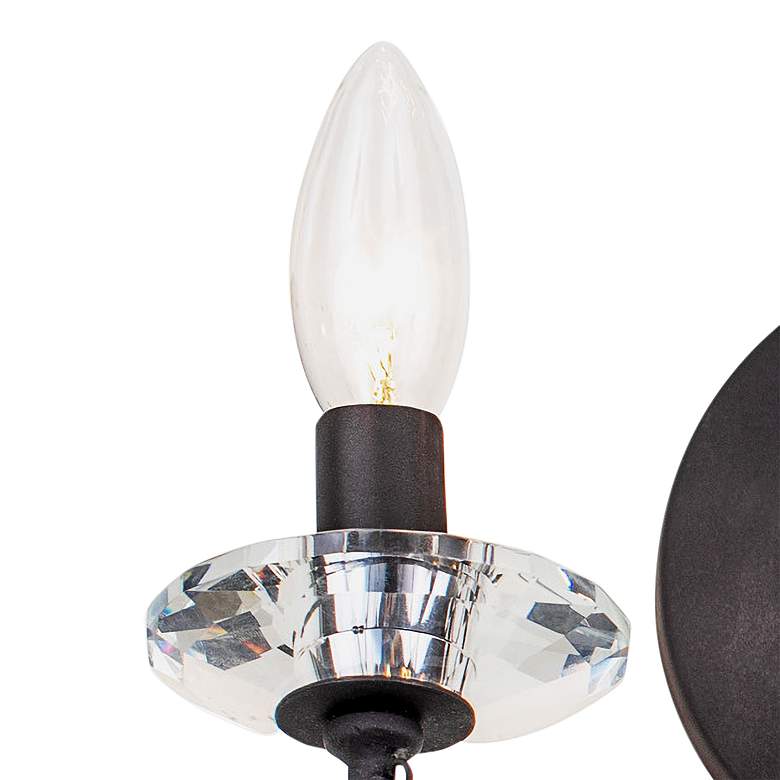 Image 2 Varaluz Brentwood 11" Wide Black Wall Sconce more views