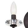 Varaluz Brentwood 11" Wide Black Wall Sconce