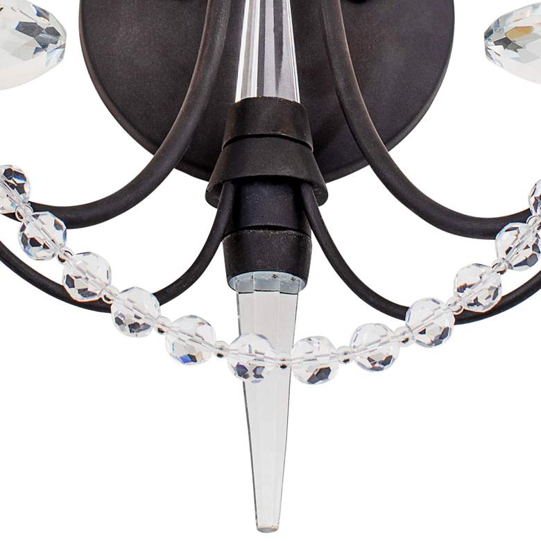 Image 3 Varaluz Brentwood 11" Wide Black Wall Sconce more views