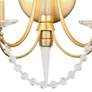 Varaluz Brentwood 11" Wide Gold Wall Sconce