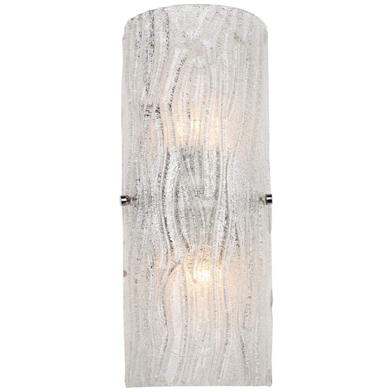 Image 2 Varaluz Brilliance 15 1/2" High Chrome Wall Sconce