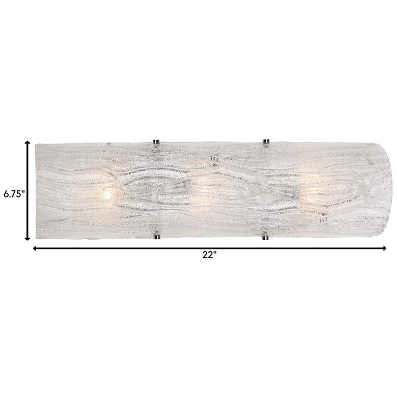Image 4 Varaluz Brilliance 22" High Chrome 3-Light Bath Light more views