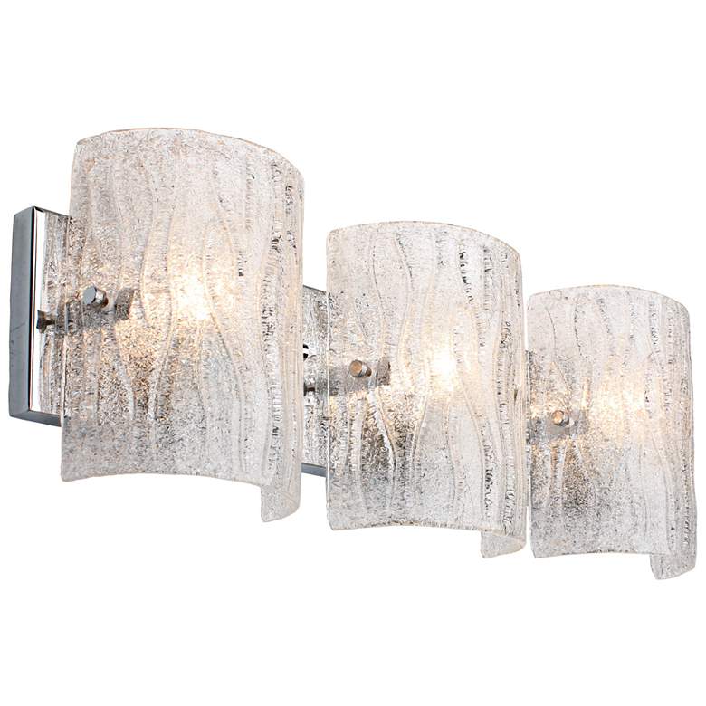 Image 3 Varaluz Brilliance 23 1/4 inch Wide Chrome 3-Light Bath Light more views