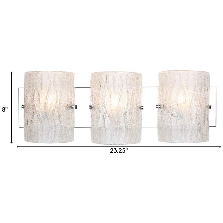 Image 6 Varaluz Brilliance 23 1/4" Wide Chrome 3-Light Bath Light more views