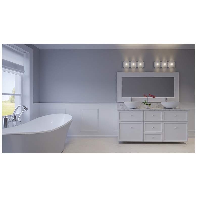 Image 7 Varaluz Brilliance 23 1/4" Wide Chrome 3-Light Bath Light more views