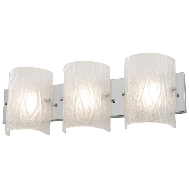 Image 1 Varaluz Brilliance 23 1/4"W Chrome 3-Light LED Bath Light