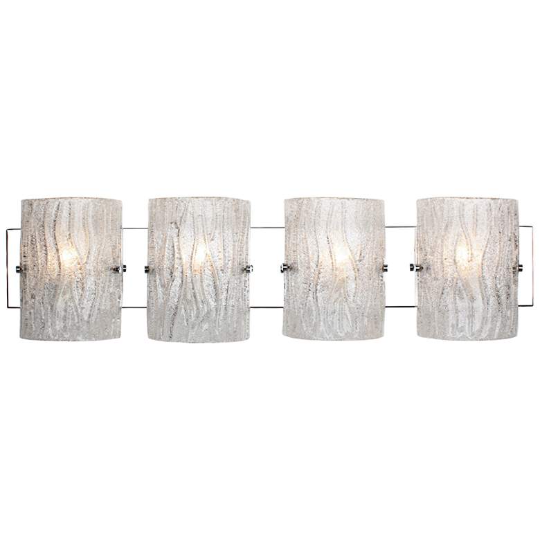 Image 2 Varaluz Brilliance 31 1/4 inch Wide Chrome 4-Light Bath Light