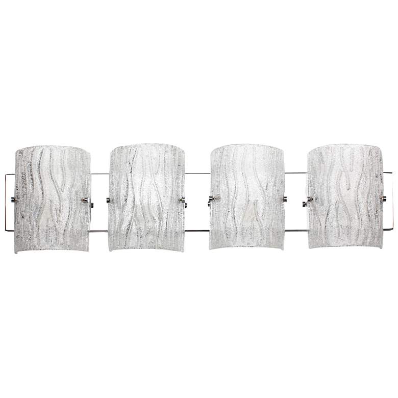 Image 3 Varaluz Brilliance 31 1/4" Wide Chrome 4-Light Bath Light more views