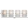 6_Varaluz Brilliance 31 1/4" Wide Chrome 4-Light Bath Light more views