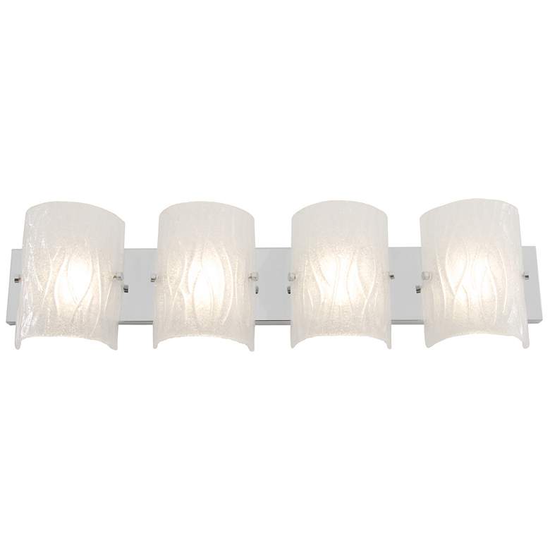 Image 1 Varaluz Brilliance 31 1/4"W Chrome 4-Light LED Bath Light