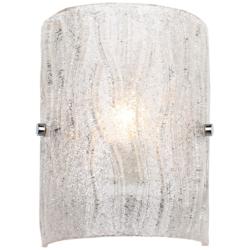 Varaluz Brilliance 8&quot; High Chrome Wall Sconce