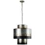 4_Varaluz Cannery 18" Wide Ombre Galvanized Steel Modern Pendant Light more views