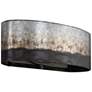 Varaluz Cannery 6" High Ombre Galvanized 2-Light Wall Sconce