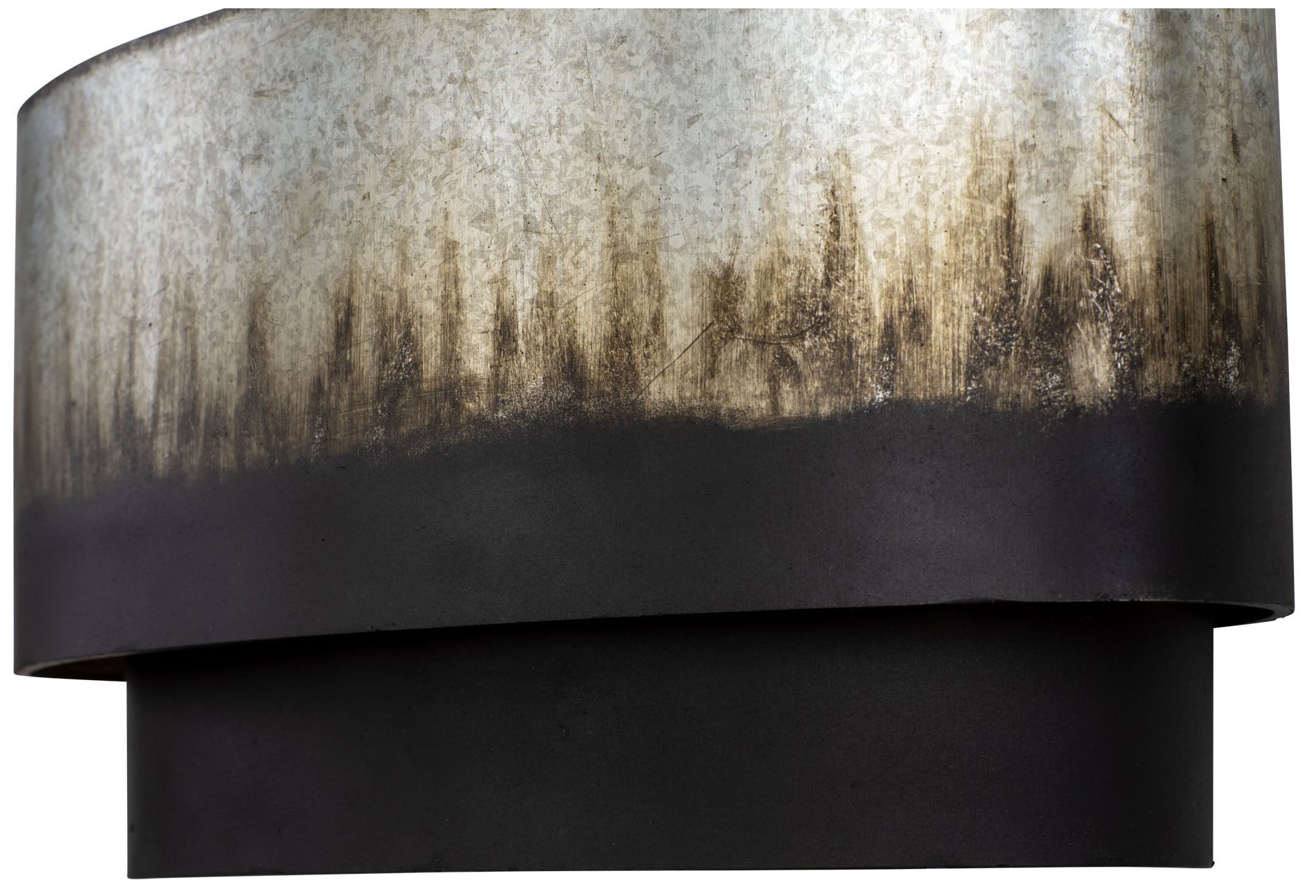 Image 2 Varaluz Cannery 9" High Ombre Galvanized Wall Sconce more views