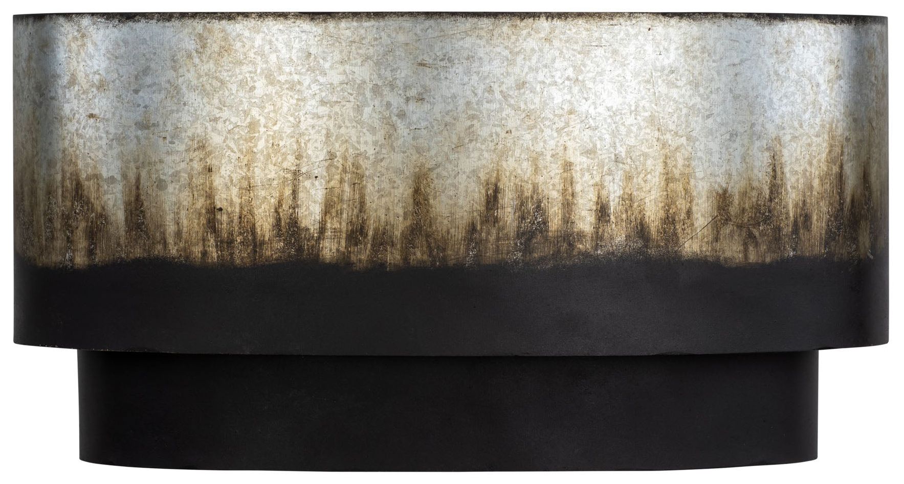 Image 3 Varaluz Cannery 9" High Ombre Galvanized Wall Sconce more views