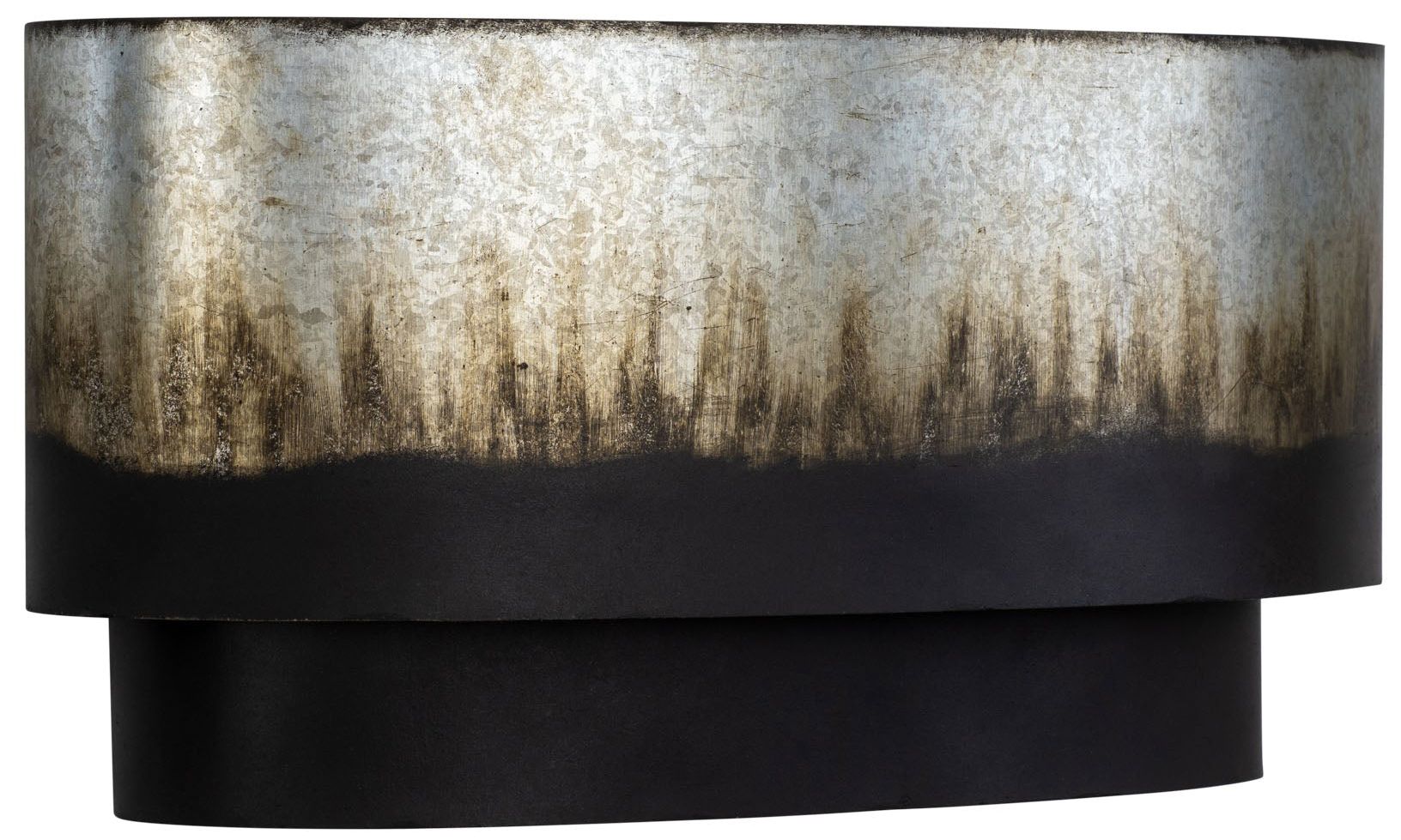 Image 4 Varaluz Cannery 9" High Ombre Galvanized Wall Sconce more views