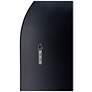 2_Varaluz Capsule Black 24" x 60" Oval Wall Mirror more views