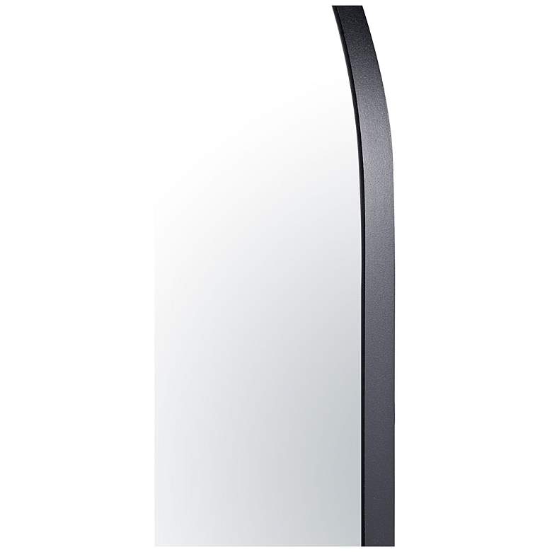 Image 6 Varaluz Capsule Black 24" x 60" Oval Wall Mirror more views